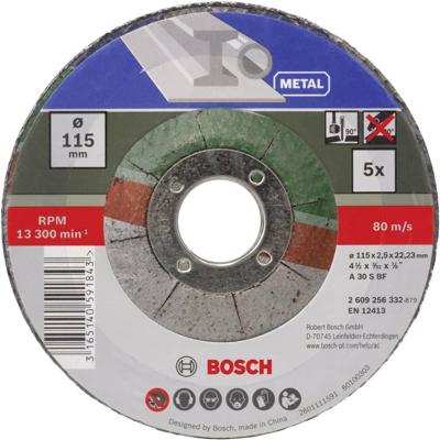 Bosch Accessories A 30 S BF 2609256317 Doorslijpschijf recht 125 mm 1 stuk(s) Metaal