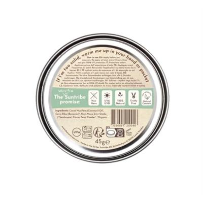 Suntribe Zonnebrandcrème - gezicht & sport - spf 30 - mud tint - 45 gr - thumbnail