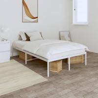 Bedframe metaal wit 120x200 cm - thumbnail