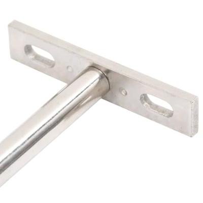 Zwevende plankdragers 12st onzichtbaar 10x150 mm koolstofstaal