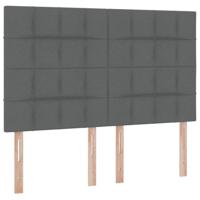 Opslag bed met matras Donkergrijs 140 x 190 cm Nep Leer - thumbnail