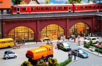 Faller 120571 H0 Arcades met winkels en interieur - thumbnail