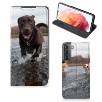 Samsung Galaxy S21 Hoesje maken Honden Labrador - thumbnail