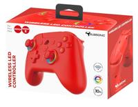 Draadloze controller - SUBSONIC - Switch 2 / Switch - Programmeerbare LED's - Trillingen - Gyroscoop - Rood - thumbnail
