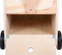 Small Foot - houten speelgoedbox en trekfiguur zebra wildlife - thumbnail