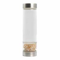 Spiru Edelsteen Waterfles Citrien - 400 ml - thumbnail