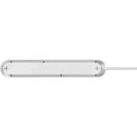 Sygonix SY-4755368 Stekkerdoos met schakelaar Wit, Grijs Randaarde stekker 1 stuk(s) - thumbnail