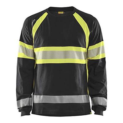 Blåkläder High-Vis T-Shirt lange mouwen 35101030 | Zwart/High-Vis Geel | Maat 5XL - 7330509672501 Blåkläder High-Vis T-Shirt lange mouwen 35101030 | Zwart/High-Vis Geel | Maat 5XL - 7330509672501