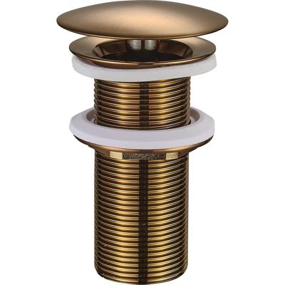 Wiesbaden Caral Open Afvoerplug Verlengd 5/4" Geborsteld Brons