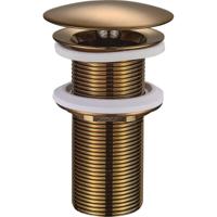 Wiesbaden Caral Open Afvoerplug Verlengd 5/4" Geborsteld Brons - thumbnail