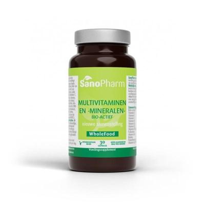 Multivitaminen/mineralen wholefood 30 Capsules