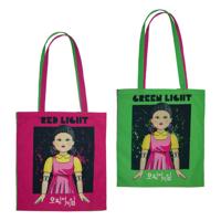 Squid Game Tote Bag Red light, green light - thumbnail