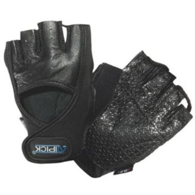 Atipick fitness-handschoenen Go Gel neopreen/leer zwart Atipick fitness-handschoenen Go Gel neopreen/leer zwart