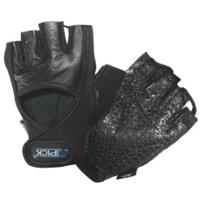 Atipick fitness-handschoenen Go Gel neopreen/leer zwart - thumbnail