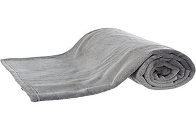 TRIXIE HONDENDEKEN KIMMY FLEECE GRIJS 200X150 CM