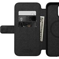 Nomad Modern Horween lederen folio iPhone 14 Pro - Black - thumbnail