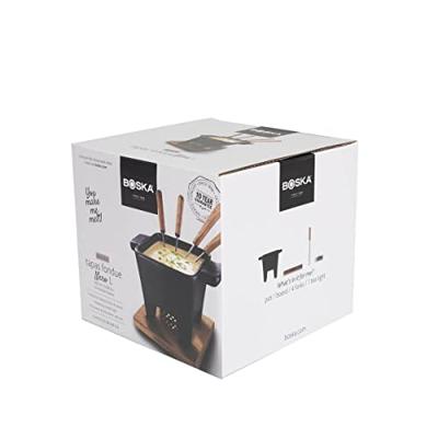 Boska Fondueset - 4 personen - zwart