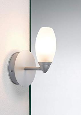 Paulmann Carina 70838 Wandlamp voor badkamer 28 W Chroom (mat), Satijn Paulmann Carina 70838 Wandlamp voor badkamer 28 W Chroom (mat), Satijn