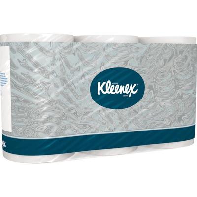 Kleenex toiletpapier, 3-laags, 350 vellen, pak van 6 rollen