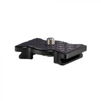 Joby JB01570-BWW QR plaat 3K PRO - Arca-compatibele snelwisselklep, geschikt voor 3K PRO kogelkop/GorillaPod 3K PRO kit, voor foto, video, vlogging, voor Canon, Nikon, Sony, van aluminium - thumbnail