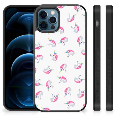 Bumper Case voor iPhone 12 Pro | 12 (6.1") Unicorns
