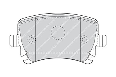 Remblokken set FDB1636 Remblokken set FDB1636