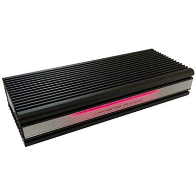 LC-Power LC-M2-C-MULTI-RGB behuizing voor opslagstations SDD-behuizing Aluminium, Zwart M.2 LC-Power LC-M2-C-MULTI-RGB behuizing voor opslagstations SDD-behuizing Aluminium, Zwart M.2