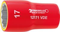 Stahlwille 12171 VDE-19 02380019 Dubbel zeskant Dopsleutelinzetstuk 19 mm 3/8 (10 mm) - thumbnail