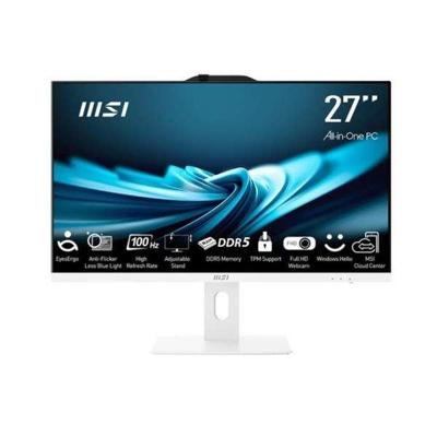MSI AIO AP272P 14M-1029EU i5-14400 27" IPS LED FHD Non-Touch Anti-Glare 16GB SSD500GB M.2 AX211 WiFi 6E Windows 11 Pro White