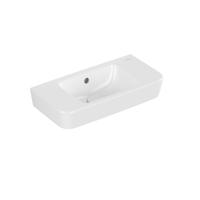 Villeroy & Boch O.novo fontein 50x25cm - zonder kraangat met overloop wit 43425201 - thumbnail