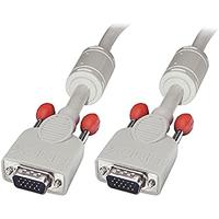 Line-VGA-kabel M/M, lichtgrijs, 0,25 m - thumbnail