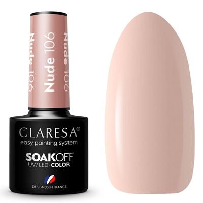 Claresa uv/led gellak 5ml nude 106 Claresa uv/led gellak 5ml nude 106