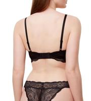 Lift Smart push up Bh zonder beugel - kanten Beugelloze bh met smalle bandjes - voorgevormd - thumbnail