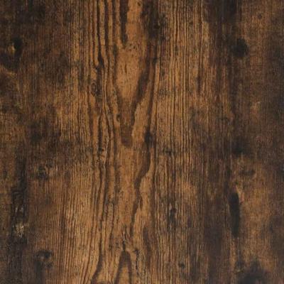 Boekenkast 80x30x189 cm bewerkt hout gerookt eikenkleurig