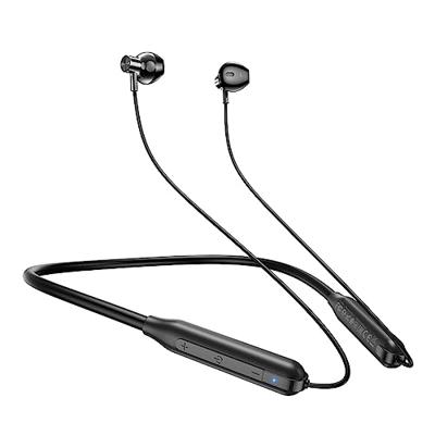 Hoco ES58 - Sound Tide Sports draadloze Bluetooth-headset, Bluetooth V5.0, gebruiksduur: tot 15 uur, standby-tijd: tot 200 uur, compatibel met iPhone Samsung OnePlus Huawei Xiaomi Oppo - zwart