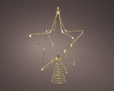 micro piek l20b20h25 cm-20l champagne kerstverlichting Lumineo - Lumineo