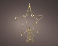 micro piek l20b20h25 cm-20l champagne kerstverlichting Lumineo - Lumineo - thumbnail