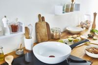 Tefal Kookgerei Tefal ceramic control wok 28 cm wit - thumbnail