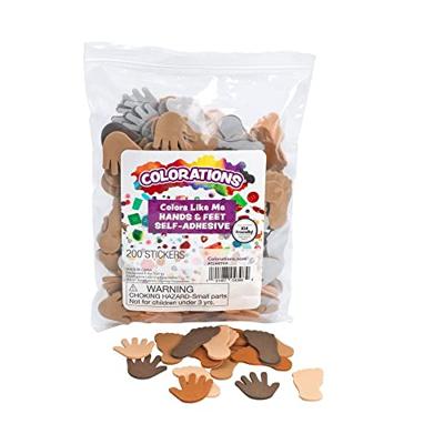 Colorations colours like me handen en voeten foamstickers, 200st. Colorations colours like me handen en voeten foamstickers, 200st.