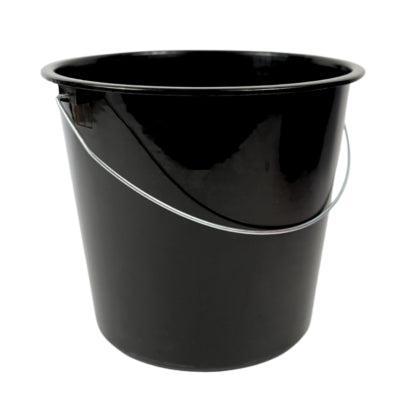 Emmer 10 liter zwart | 10 stuks