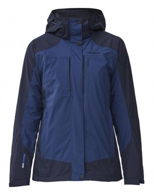 Tenson outdoorjas Southwest W dames MPC blauw/donkerblauw
