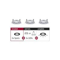 Paulmann 92484 EBL Choose Inbouwring Set van 3 stuks 10 W Aluminium (gedraaid) - thumbnail