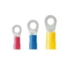 Weidmüller 9200270000 Ringkabelschoen Dwarsdoorsnede (max.): 6 mm² Schachtdiameter: 10.5 mm Deels geïsoleerd Geel 100 stuk(s)