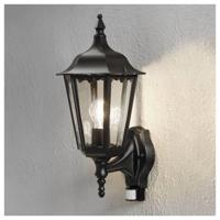 Konstsmide Firenze 7236-750 Buitenlamp met bewegingsmelder (wand) E27 100 W Zwart - thumbnail