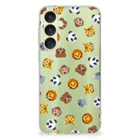 TPU bumper voor Samsung Galaxy A35 Dieren Emojis - thumbnail
