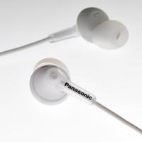 Panasonic RP-HJE125E-W n-oor hoofdtelefoon (drie paar paspoortstukken, 10-24.000 Hz, 1,1 m kabel) wit - thumbnail