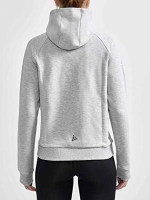 Craft 1910626 Core Soul Full Zip Hood Wmn - Grey Melange - M