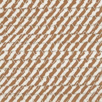 VidaXL Opbergmand ø 43x38 cm katoen bruin en wit VidaXL Opbergmand ø 43x38 cm katoen bruin en wit
