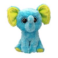 Ty Beanie boo trunkles blauwe olifant, 15cm - thumbnail