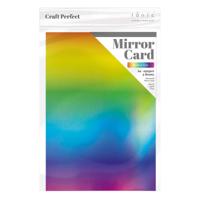 Craft Perfect By Tonic Studios Craft perfect • mirror card iridescent 250g rainbow hue 5pcs - thumbnail